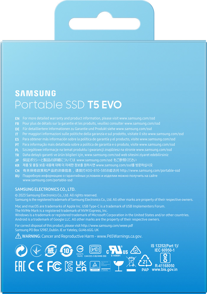 Samsung Portable SSD T5 EVO 4 TB null