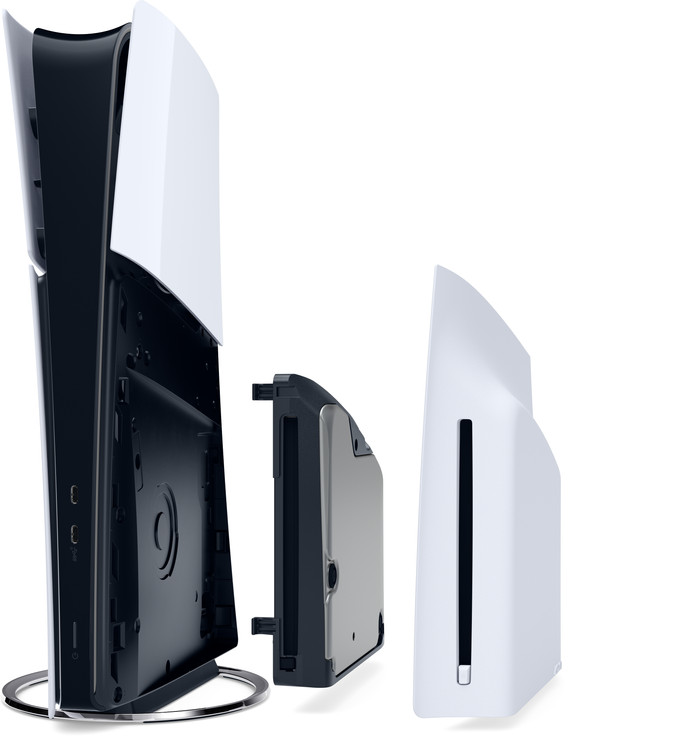 PlayStation 5 Pro + CD-Laufwerk detail