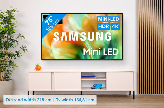 Samsung 75 inches Mini-LED M80H 4K (2026) visual Coolblue 1