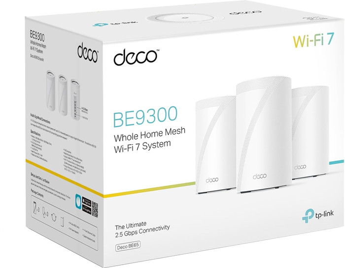 TP-Link Deco BE65 3er-Pack verpackung