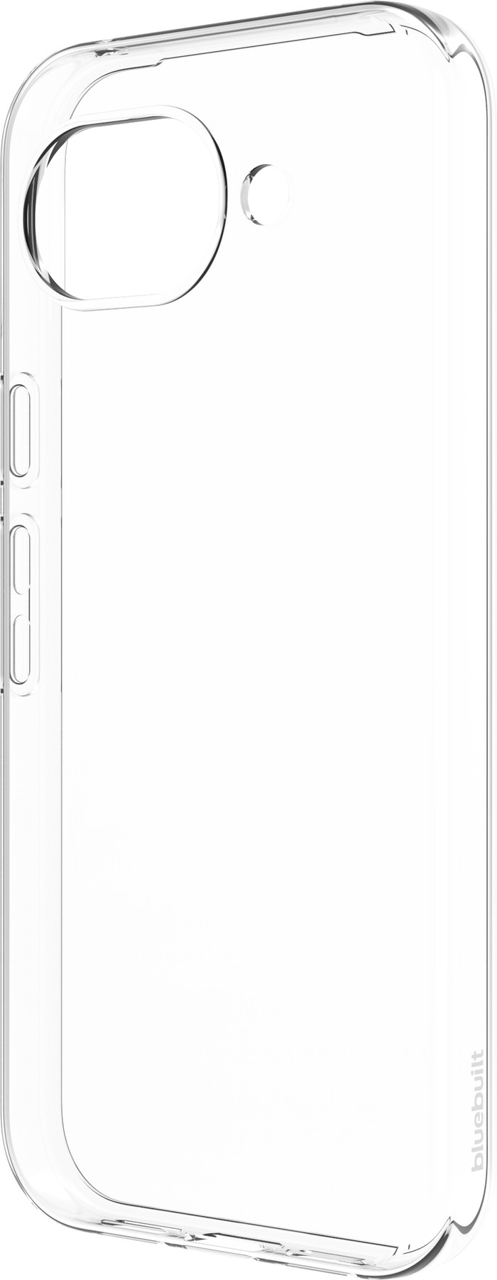 BlueBuilt Google Pixel 10a Backcover Transparent linke seite