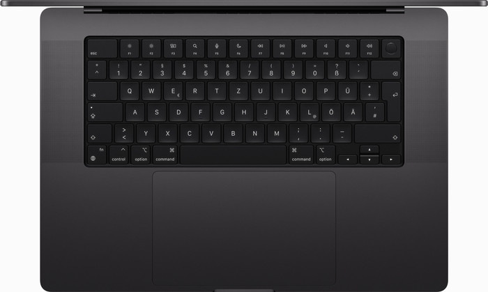 Apple MacBook Pro 16 inches (2023) M3 Max (16-core CPU/40-core GPU) 64GB/2TB Space Black QWERTZ top