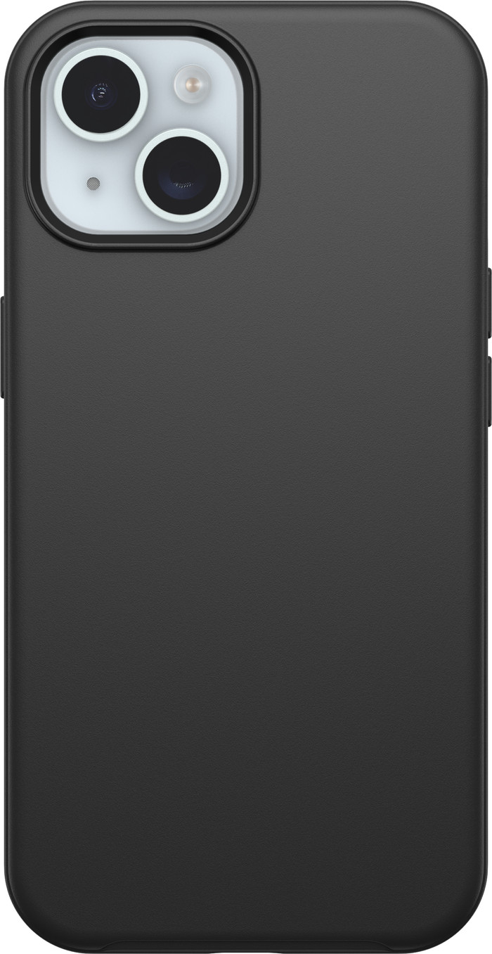 Otterbox Symmetry Apple iPhone 15 Backcover Schwarz mit MagSafe rückseite