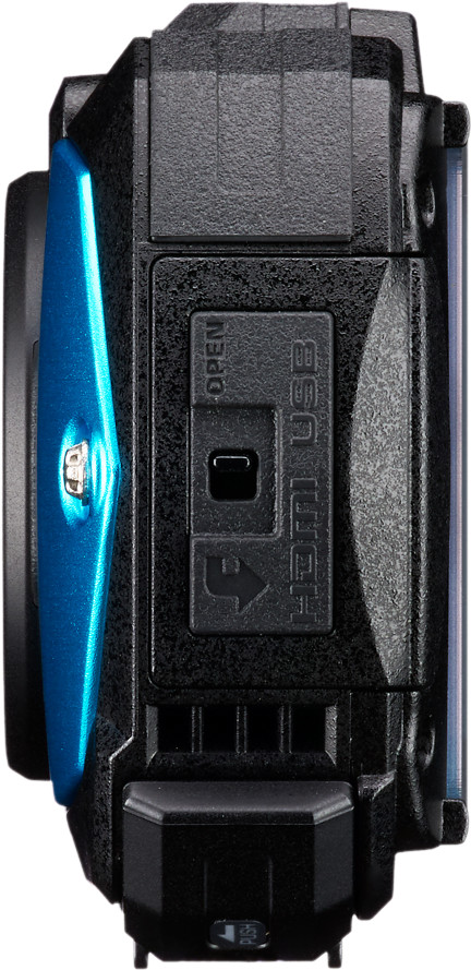 Pentax WG-90 Blau linke seite