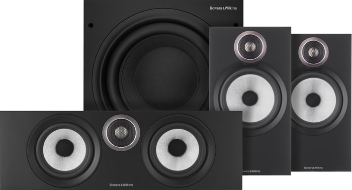 Bowers & Wilkins HTM6 S3 + 606 S3 (Paar) + ASW610 Schwarz Main Image