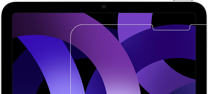 BlueBuilt Apple iPad Air (2022) / iPad Pro (2022) 11 inches Screen Protector Glass detail