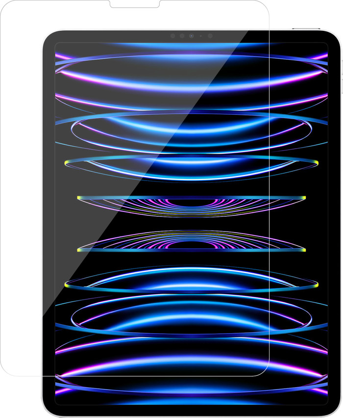 BlueBuilt Apple iPad Pro (2022) 12,9 Zoll Panzerglas vorne