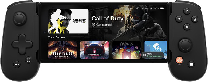 Backbone One 2. Gen. Schwarz (USB-C) Main Image