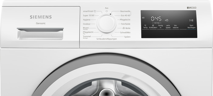 Siemens WM14N12A detail