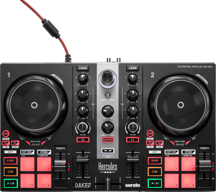 Hercules DJ Learningkit 200 MK oberseite