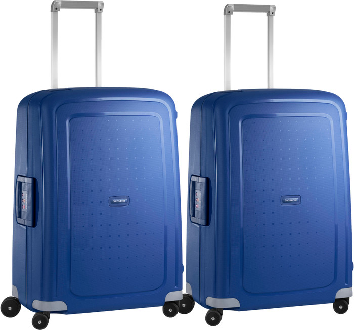 Samsonite S'Cure Spinner 69 cm Doppelpack Dark Blue Main Image