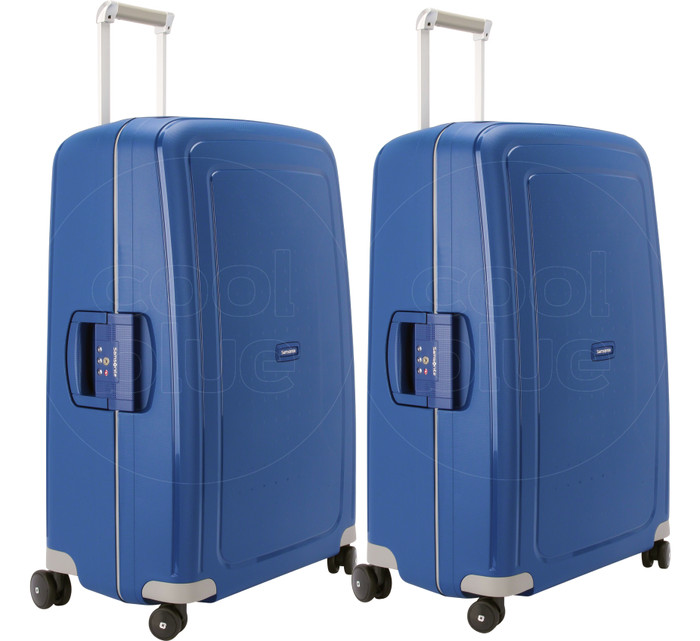 Samsonite S'Cure Spinner 75 cm Doppelpack Dark Blue Main Image