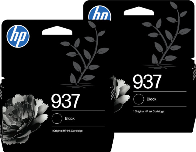 HP 937 Patrone Schwarz Doppelpack Main Image