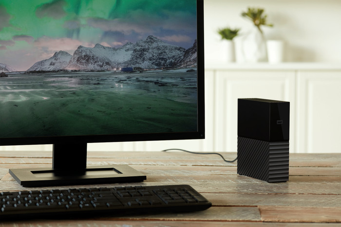 WD My Book 18TB product in use