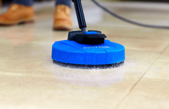 Nilfisk Patio Cleaner product in use