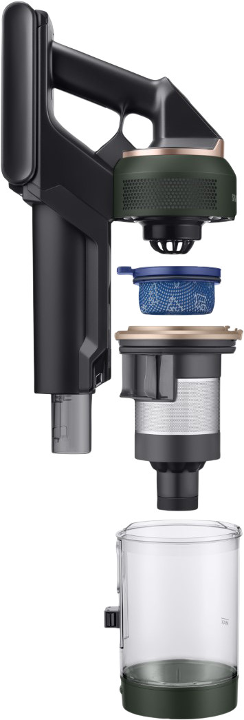 Samsung Bespoke Jet Plus Woody Green detail