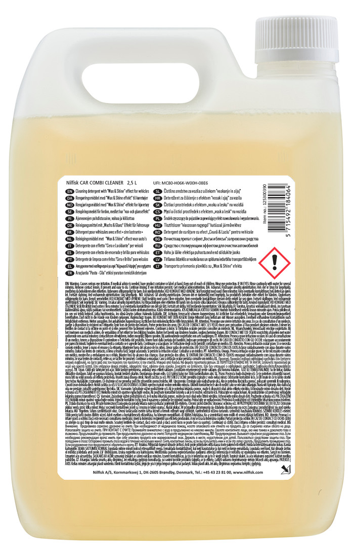 Nilfisk Excellent 180-12 Car rückseite