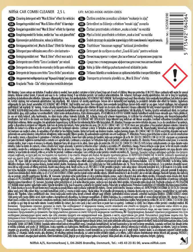 Nilfisk Excellent 180-12 Car visueller lieferant