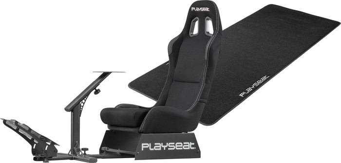 Playseat Evolution ActiFit Schwarz + Bodenschutzmatte Main Image