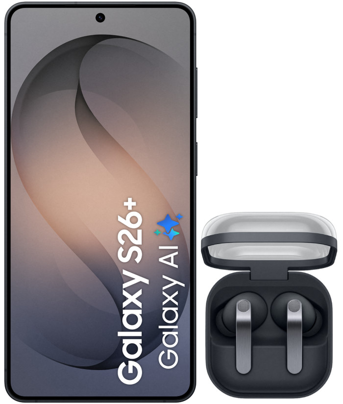 Samsung Galaxy S26 Plus 256GB Schwarz 5G + Samsung Galaxy Buds4 Pro Schwarz Main Image