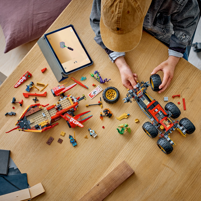 LEGO Ninjago Wüstensegler 71869 produkt in gebrauch