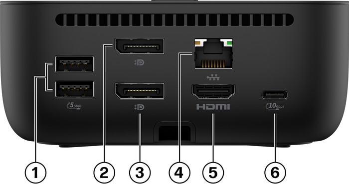 HP USB-C 100 W G6 Dock 9X3V1UT detail