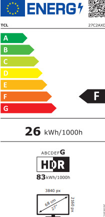 TCL C2 27C2A energy label
