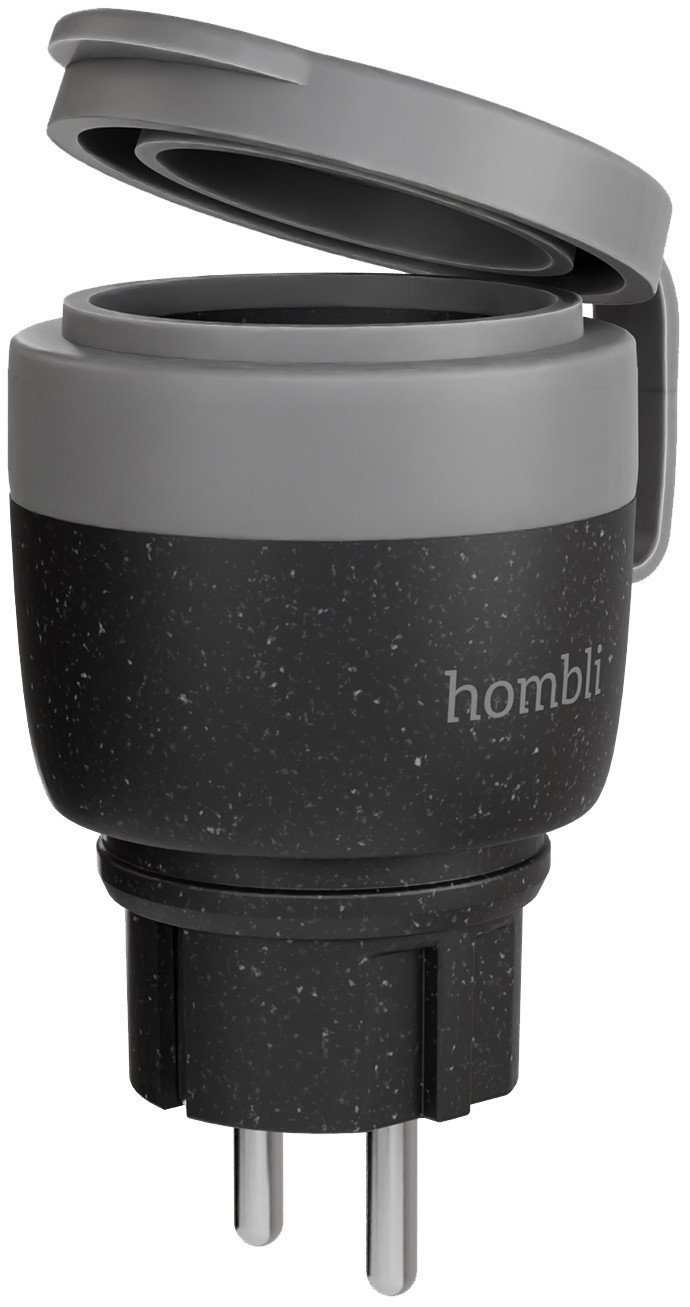 Hombli Smart Plug Outdoor V2 Black front
