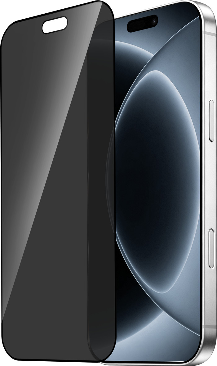 BlueBuilt iPhone 18 Pro Privacy Filter Screen Protector Glass detail