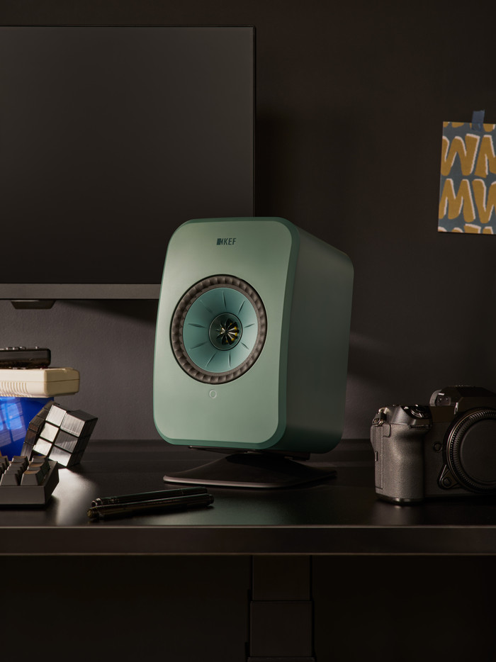 KEF LSX II LT Green product in use