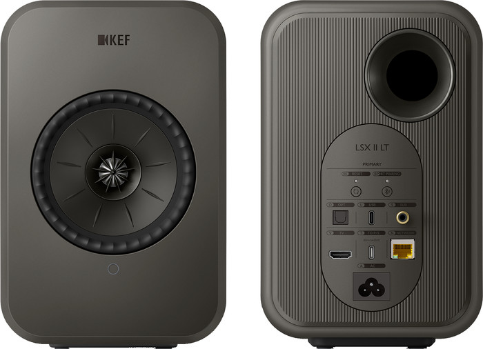 KEF LSX II LT Grau vorne
