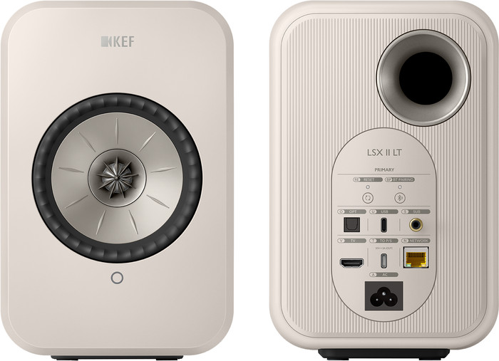 KEF LSX II LT White front