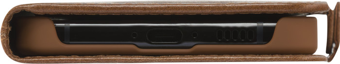 DBramante1928 Copenhagen Slim Samsung Galaxy S24 Book Case Leder Braun unten