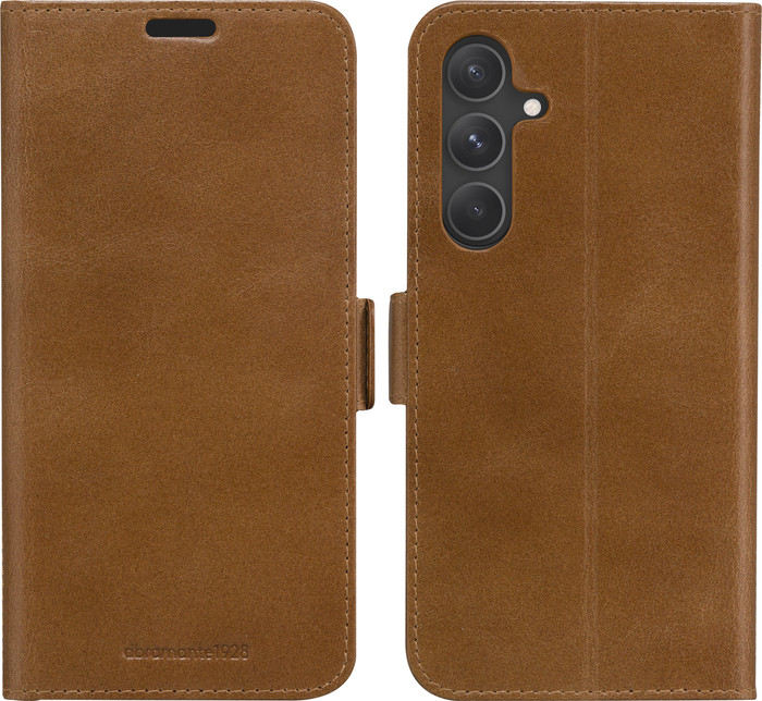 DBramante1928 Copenhagen Slim Samsung Galaxy S24 Book Case Leder Braun detail
