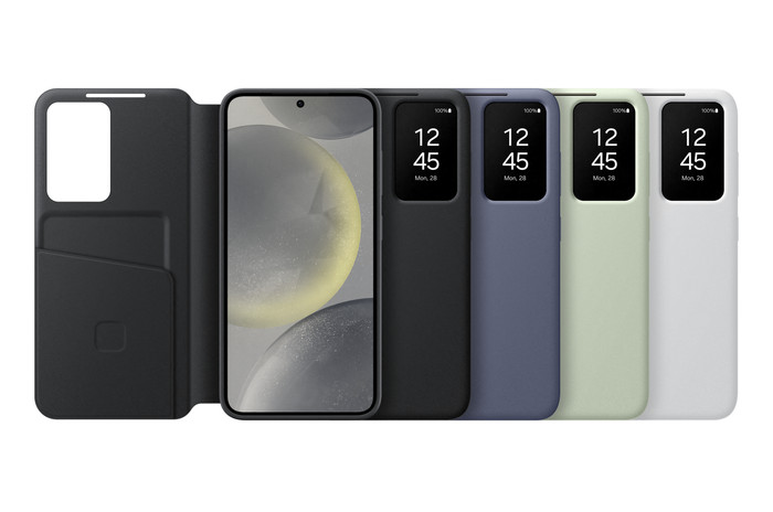 Samsung Galaxy S24 Smart View Book Case Black front