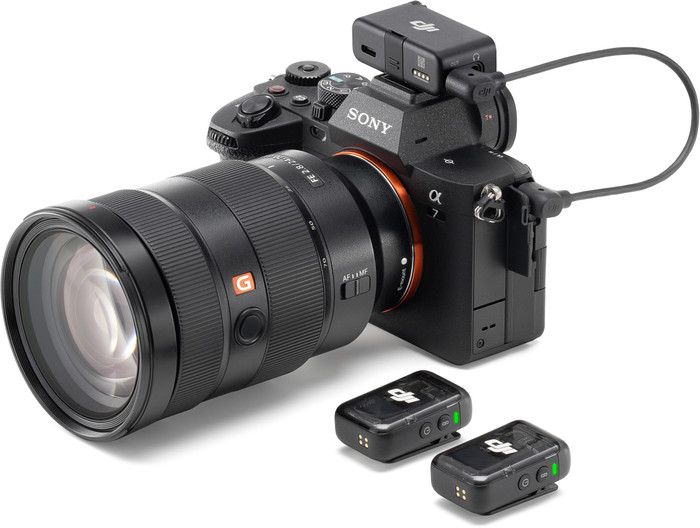 DJI Mic 2 + Ladecase produkt in gebrauch