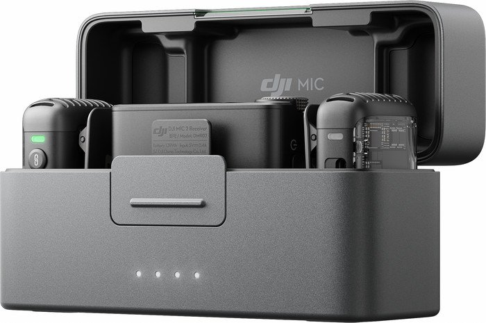 DJI Mic 2 + Ladecase rechte seite