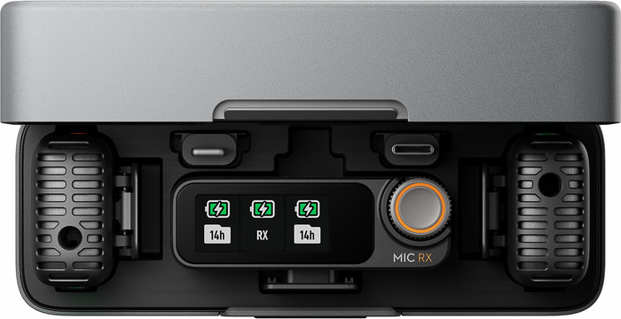 DJI Mic 2 + Ladecase rechte seite