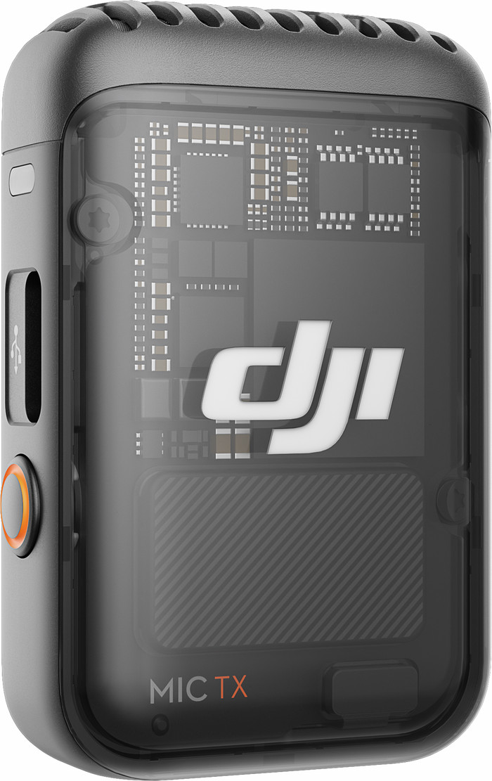 DJI Mic 2 + Ladecase linke seite