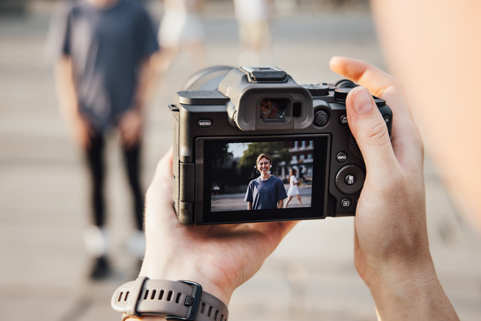 Canon EOS R8 Mark II produkt in gebrauch