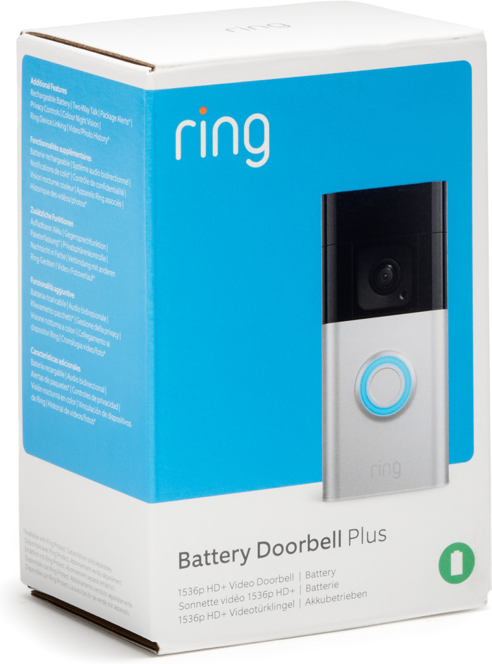 Ring Battery Video Doorbell Plus Grün verpackung