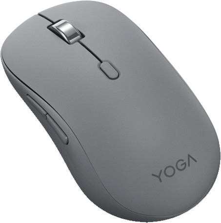 Lenovo Yoga Bluetooth Leise Maus Luna Grey linke seite