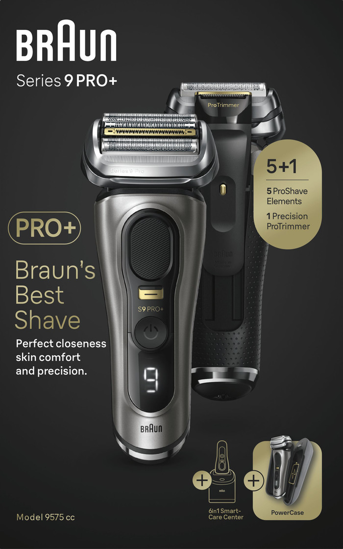 Braun Series 9 Pro+ 9575cc Graphit verpackung