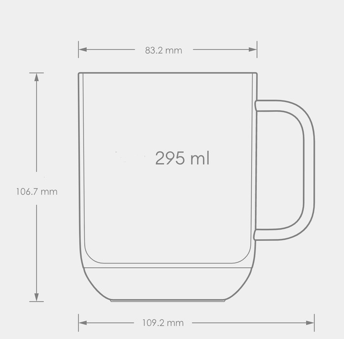 Ember Mug² 295 ml schwarz detail
