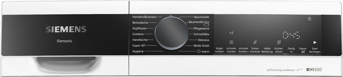 Siemens WQ35G2D00 detail