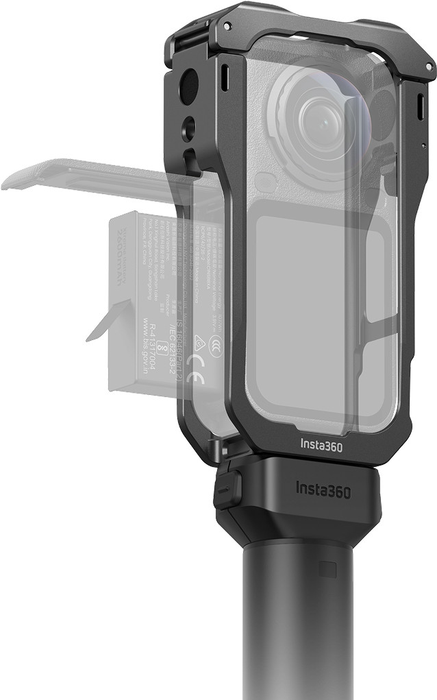 Insta360 X6 Protective Utility Frame product in use