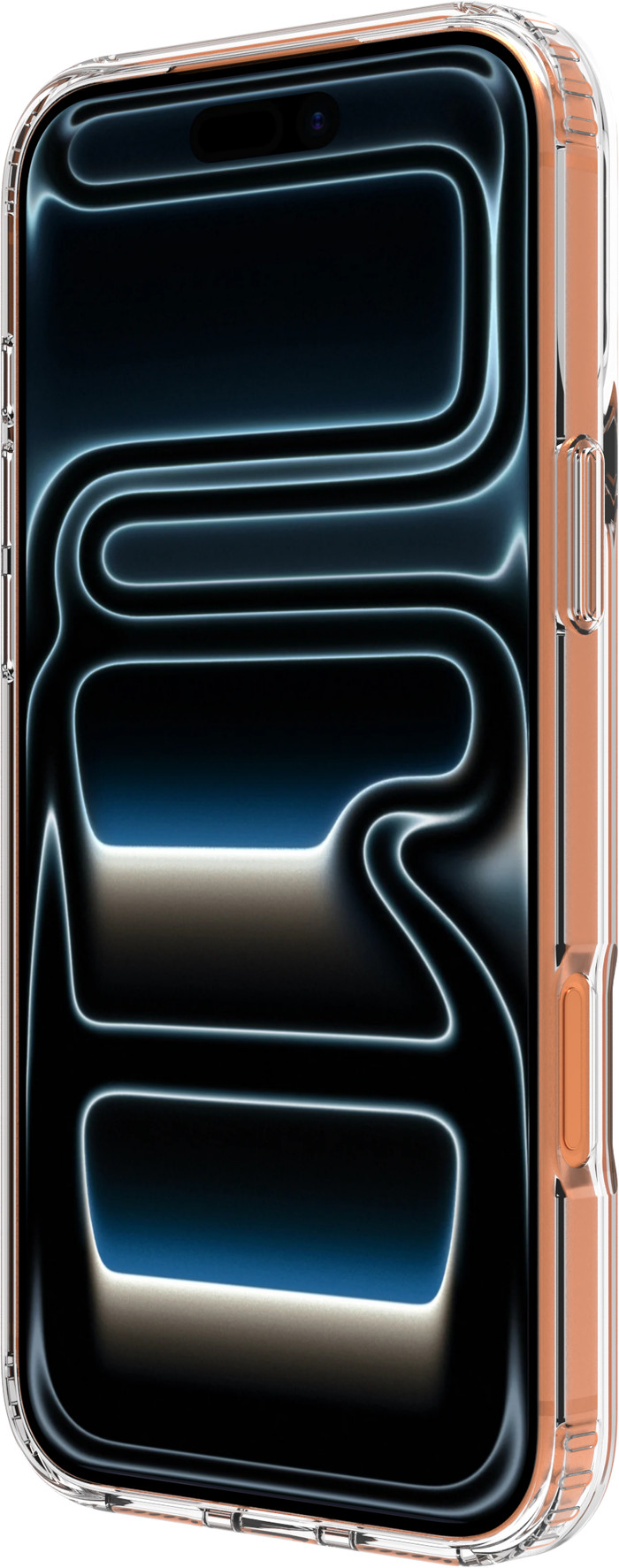 BlueBuilt Protective Cover iPhone 17 Pro Max Transparent + Privacy Protector Duo Pack left side