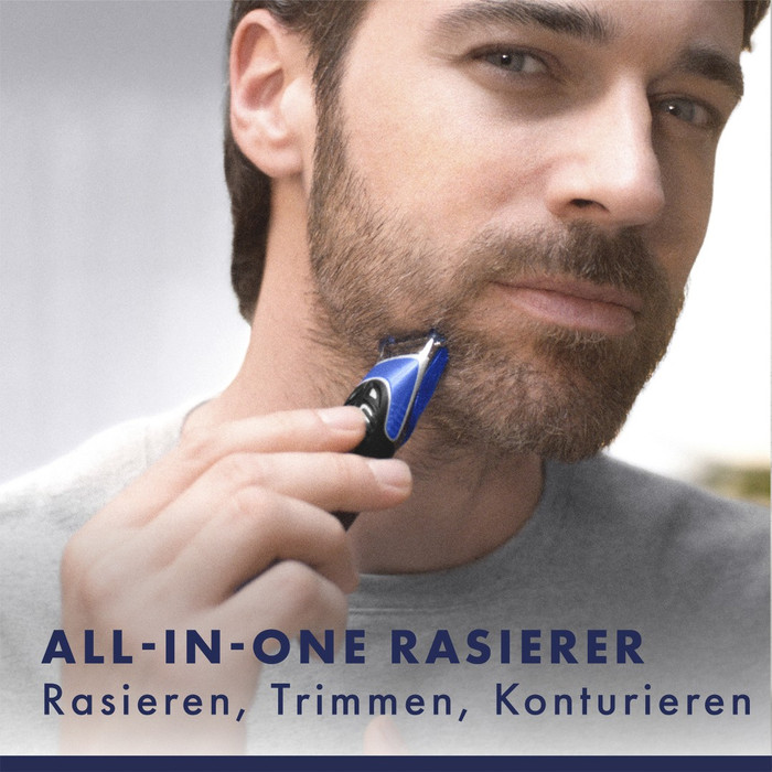 Gillette All In One produkt in gebrauch