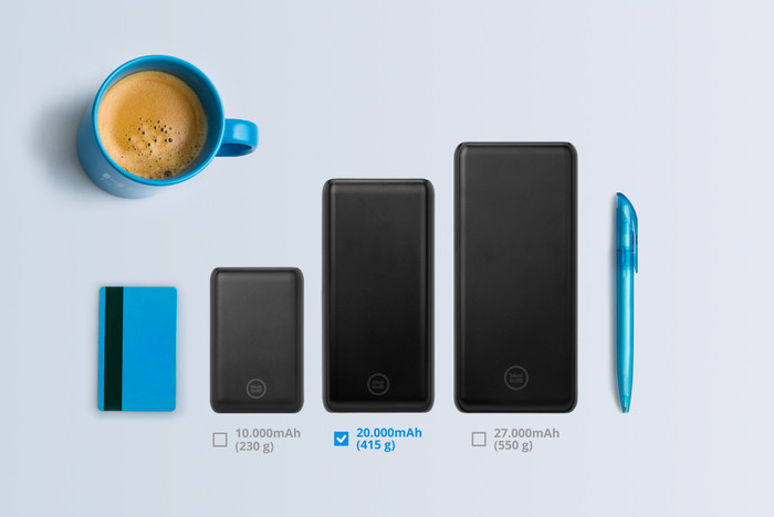 BlueBuilt Powerbank mit Schnellladen 20.000 mAh visuelles Coolblue 2