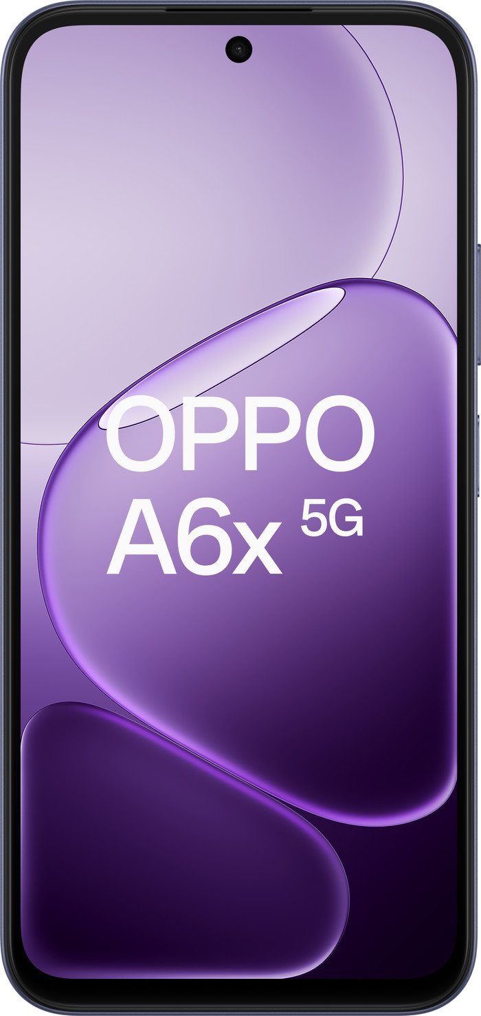 OPPO A6x 128GB Lila 5G vorne